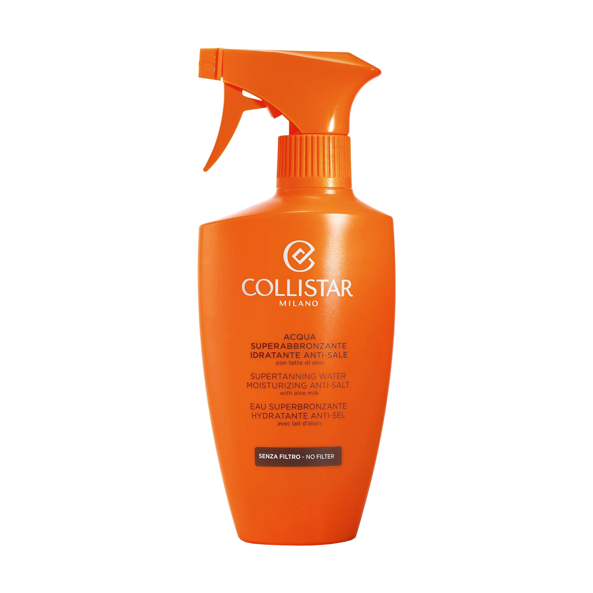 Уцінка! Зволожувальна емульсія для тіла Collistar Supertanning Water Moisturizing Anti-Salt With Aloe Milk, 400 мл