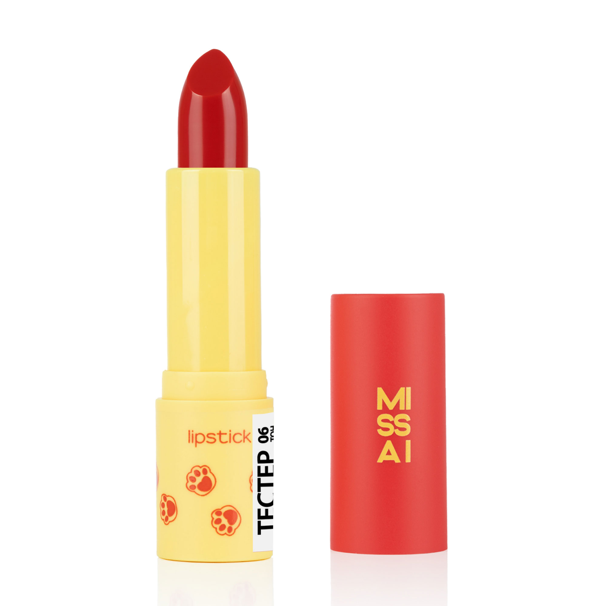 Зволожувальна матова помада для губ Missai Matte Hydration 6 Знаменитий червоний, 4 г (Тестер)